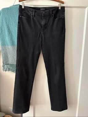 Talbots Black Barely Boot High Waisted Flawless Five Pocket Jeans for Women 10